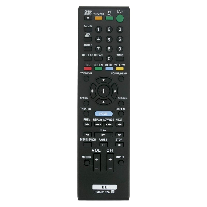 WINFLIKE New Remote Control RMT-B102A Replace Compatible with Sony Blu-ray DVD Player BDP-S350 BDPS350 BDP-S350B BDPS350B BDP-S550 BDPS550 - Image 2
